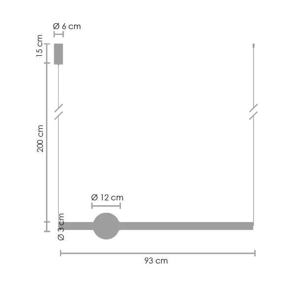 Step into Design ST-1688L Lampa wisząca O-LINE LED 93 cm mosiądz