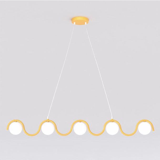 EMIBIG 1665/5 SINUS 5 ORANGE LAMPA WISZĄCA