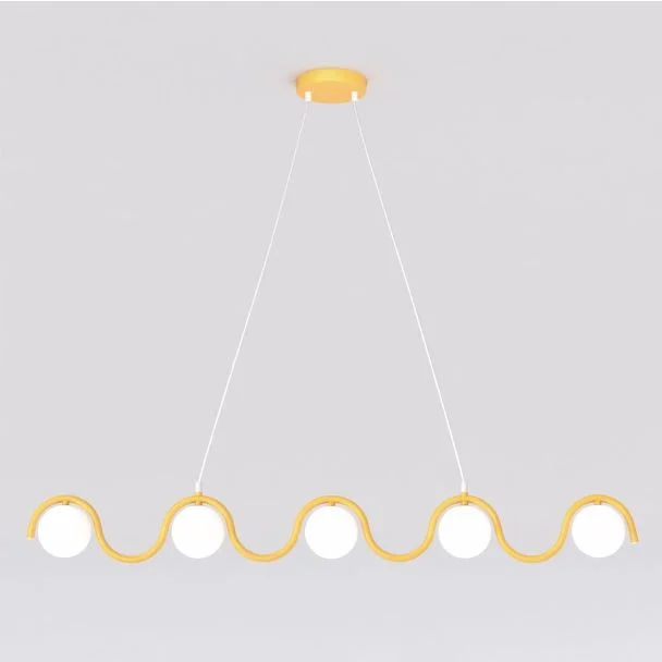 EMIBIG 1665/5 SINUS 5 ORANGE LAMPA WISZĄCA