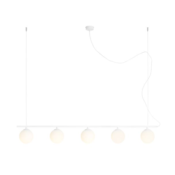 ALDEX 1006F LAMPA WISZĄCA BERYL GLASS 5 KOLOR BIAŁY