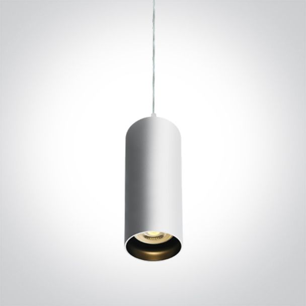 ONE LIGHT 63105N/W Ampeliko biała oprawa wisząca GU10 dark light 10W IP20