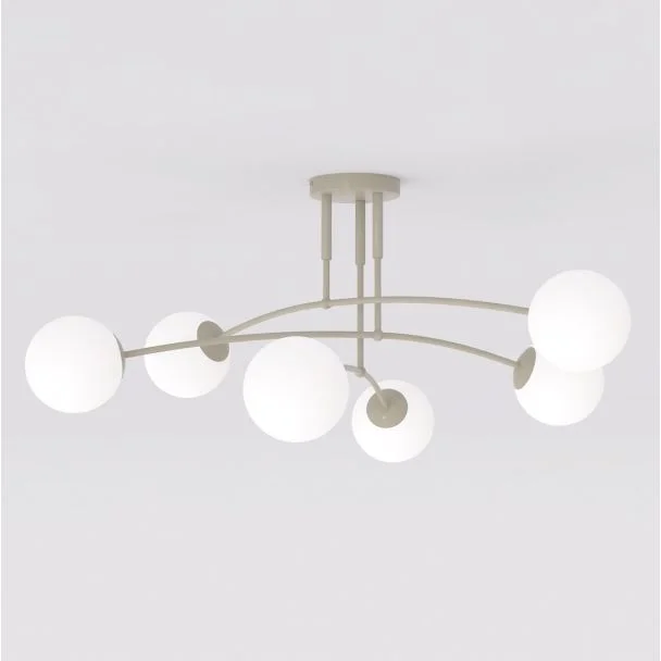 EMIBIG 1685/6 PREGOS 6 MOKKA OPAL LAMPA SUFITOWA