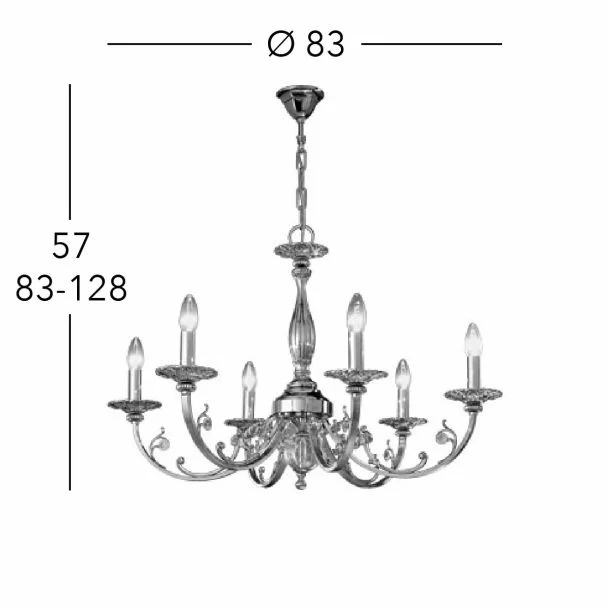 KOLARZ 0301.86.15 PISANI żyrandol