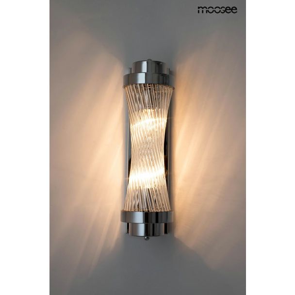 MOOSEE MSE010100360 MOOSEE lampa ścienna COLUMN 40 srebrna
