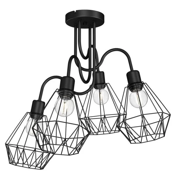 LUMINEX 310 oprawa sufitowa Bergen żyrandol czarny