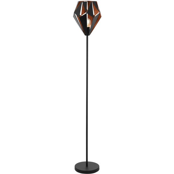 EGLO 49994 STL/1 SCHWARZ/KUPFER CARLTON 1