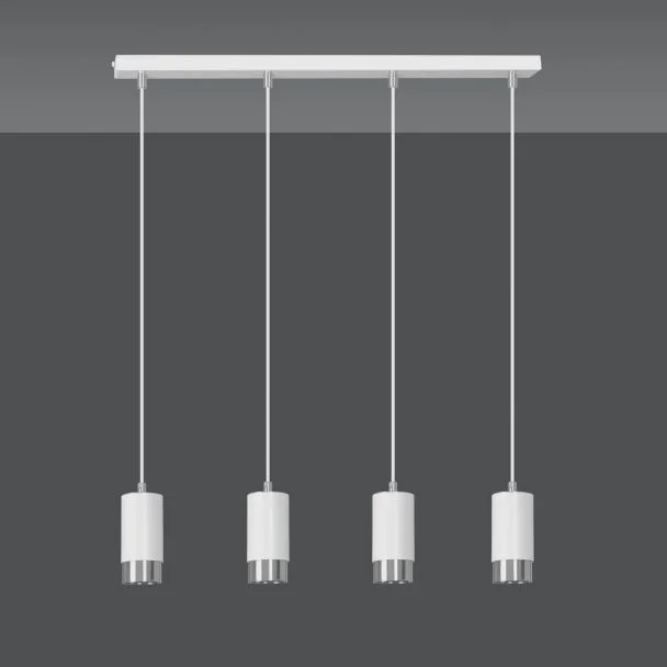 EMIBIG 814/4 LAMPA WISZĄCA FUMIKO 4 WH/CHROME