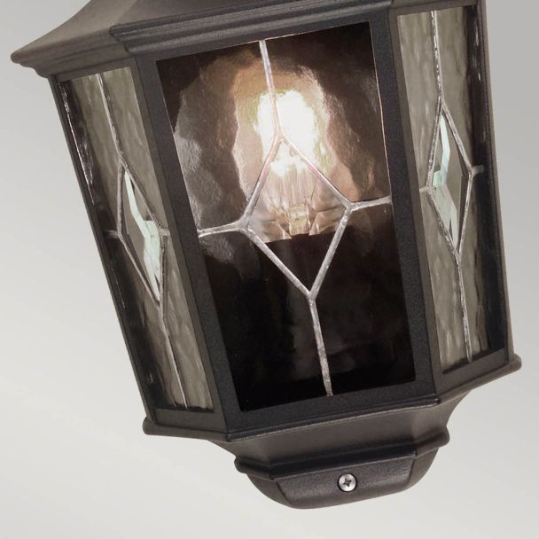 ELSTEAD NORFOLK NR7/2 BLK Half Lantern