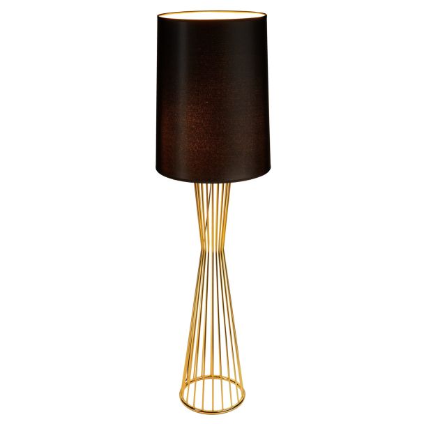 Step into design MF1235 Lampa podłogowa FILO-1 czarno - złota 145 cm