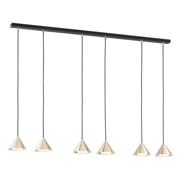 EMIBIG 1329/6 LAMPA WISZĄCA ELIT 6 BL GOLD