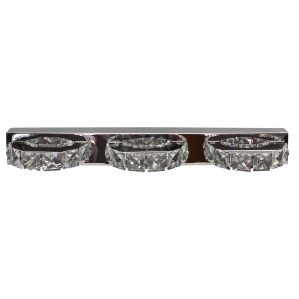 CANDELLUX 23-45324 SHIPI KINKIET 3X3W LED KRYSZTAŁKI STAL NIERDZEWNA