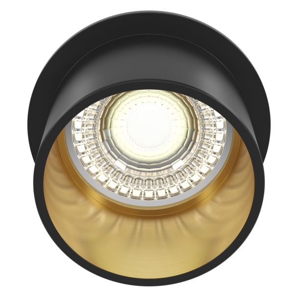 MAYTONI DL050-01GB Downlight Reif Downlight Black with Gold
