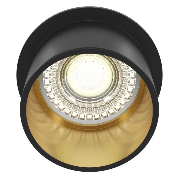 MAYTONI DL050-01GB Downlight Reif Downlight Black with Gold