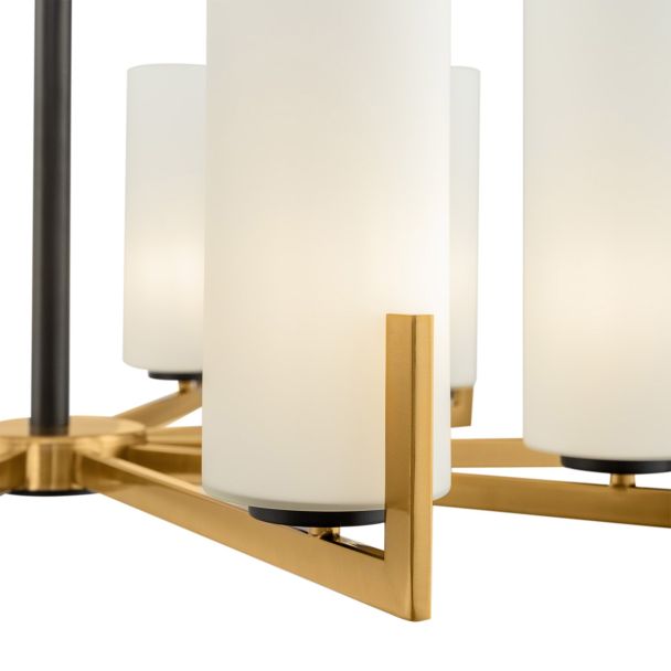 MAYTONI MOD089PL-10BS Modern Fortano Chandelier Brass