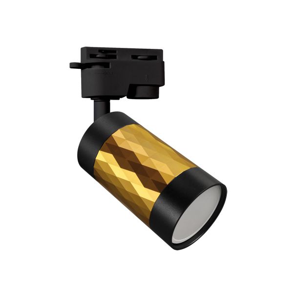 IDEUS 4091 PIANO TRA GU10 GOLD/BLACK Oprawa do zamontowania na szynoprzewodzie