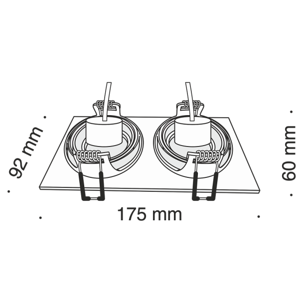 WYPRZEDAŻ MAYTONI DL024-2-02B Downlight Atom Downlight Black