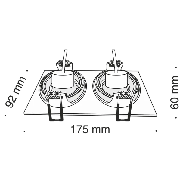 WYPRZEDAŻ MAYTONI DL024-2-02B Downlight Atom Downlight Black