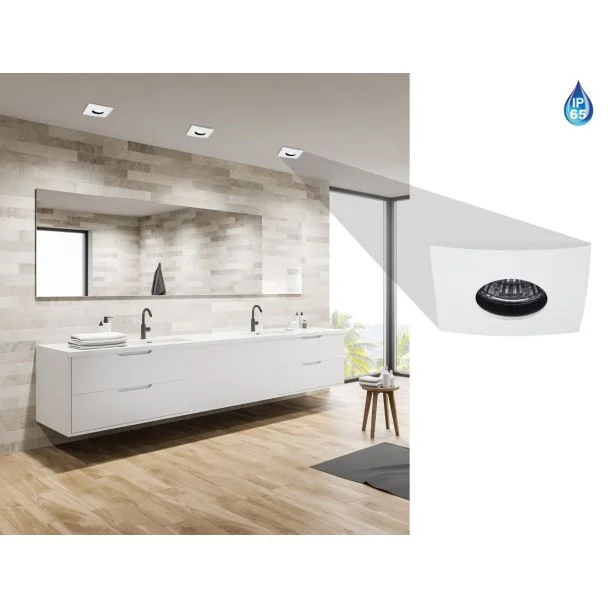 CANDELLUX 2258942 SH-13 WH MR16 BIAŁY oczko sufitowe lampa sufitowa HERMETYCZNA IP65 odporna na wilgoć