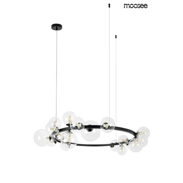 Moosee MSE010100284 Lampa wisząca ALURE 120 czarna