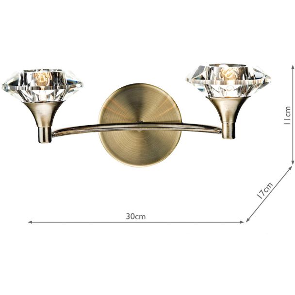 DAR LUT0975 LUTHER DWB CW CRYSTAL GLASS ANT BRA