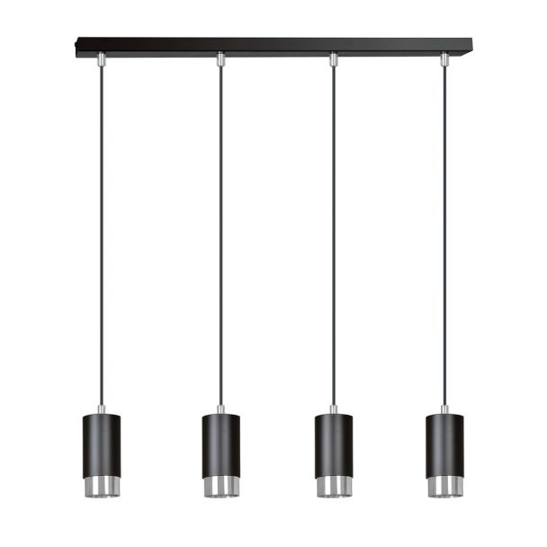 EMIBIG 816/4 LAMPA WISZĄCA FUMIKO 4 BL/CHROME