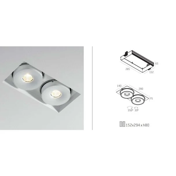 LABRA 4.2406 MULTIVA EVO 115.2 Trimless - wkład edge.LED 6.5W Wireless CASAMBI