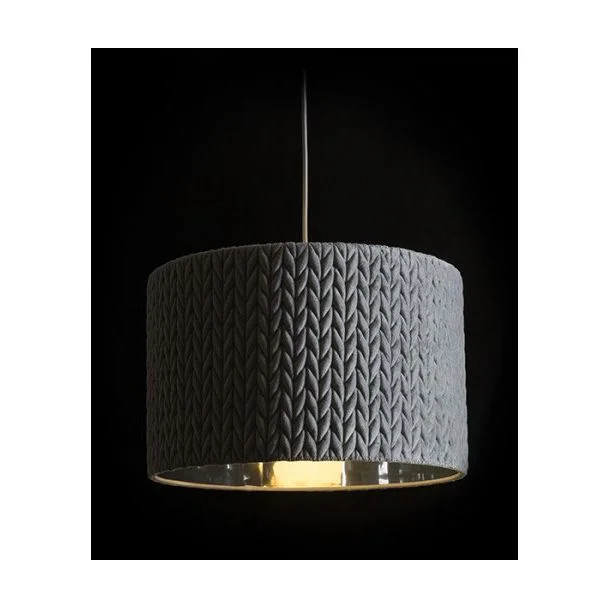RENDL R13275 AINO 40 wisząca szara chrom 230V E27 28W