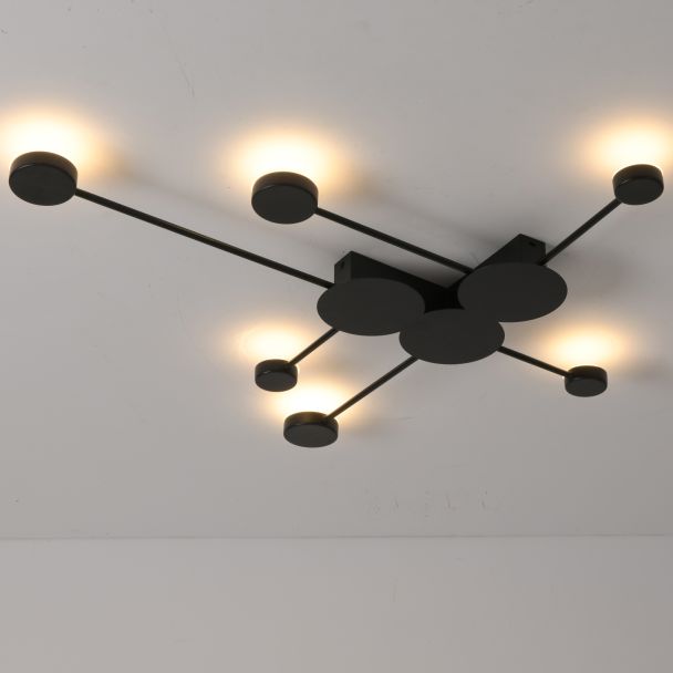 Step into design MW1133-90 Lampa ścienna CLEX - 6 LED czarna 89 cm