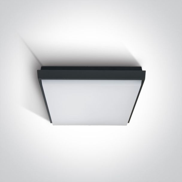 ONE LIGHT 67362A/AN/W Stamata plafon antracyt LED 3000K 20W IP54