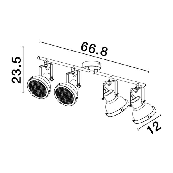 LUCES EXCLUSIVAS LE43719 BANCOS lampa sufitowa