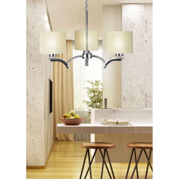 CANDELLUX 33-04208 DRAGA ZWIS 3X60W E27 KREMOWY