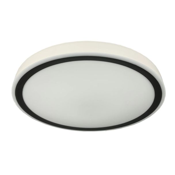 LIGHT PRESTIGE Plafon Vegas mały czarny 4000K 1xLED IP54 LP-550/1C S 4BK