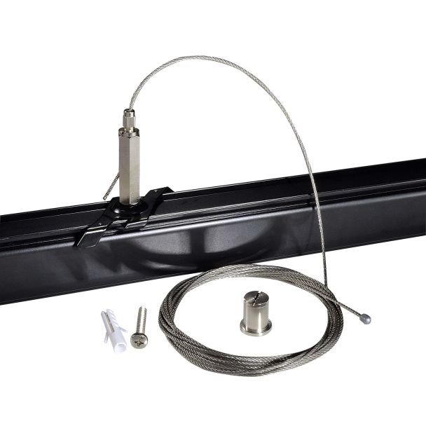 ANTIGO Zawiesie 5m do szynoprzewodu natynkowego 3F 230V - Czarne 8131