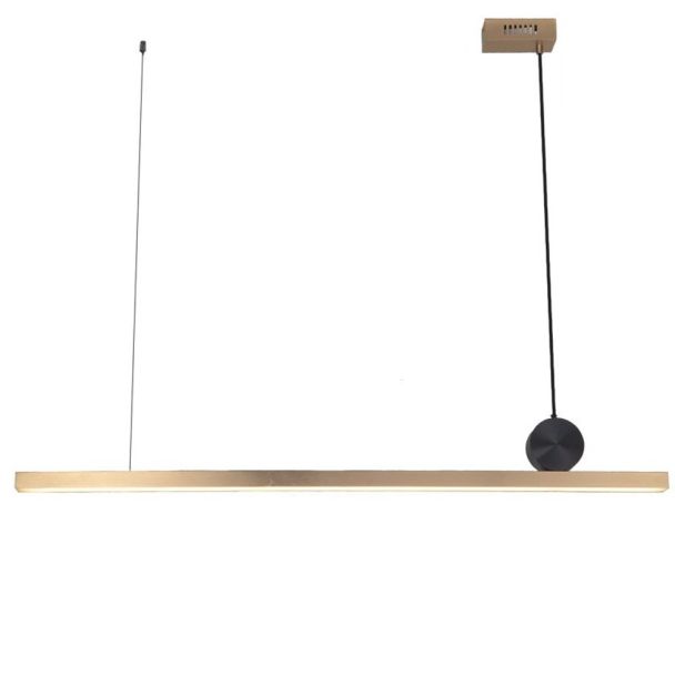 Step into Design MD-7014-880 Lampa wisząca BOOGIE LED złoto czarna 88 cm