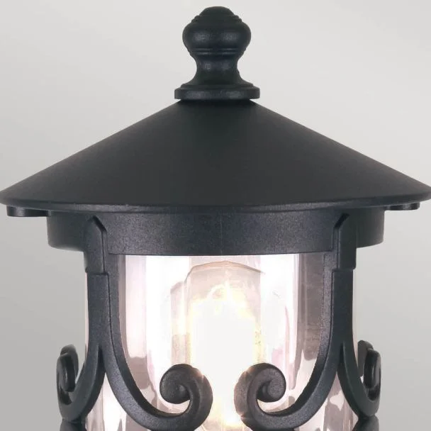 ELSTEAD HEREFORD BL12 BLACK Pedestal lantern