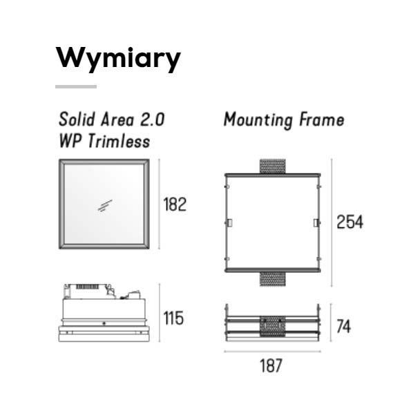 LABRA 4.1257 SOLID Area 2.0 WP Switch/DALI