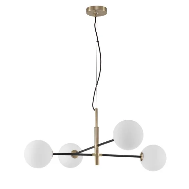 Luces Exclusivas PLATO LE41769 LAMPA WISZĄCA biały,czarny,złoty