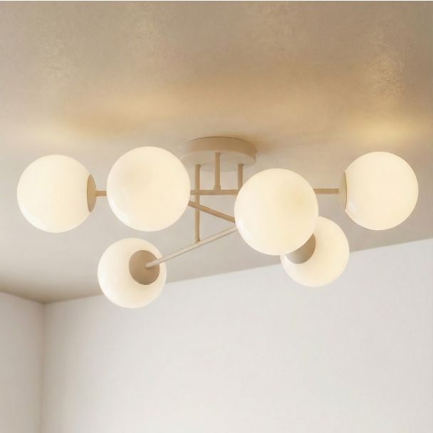 EMIBIG 1635/6 ROMA 6 MOKKA OPAL LAMPA SUFITOWA