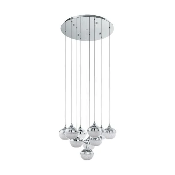 EGLO 39527 LAMPA MIOGLIA OPRAWA WISZĄCA LED-HL/10 CHROM/KLAR/GRANILLEMIOGLIA