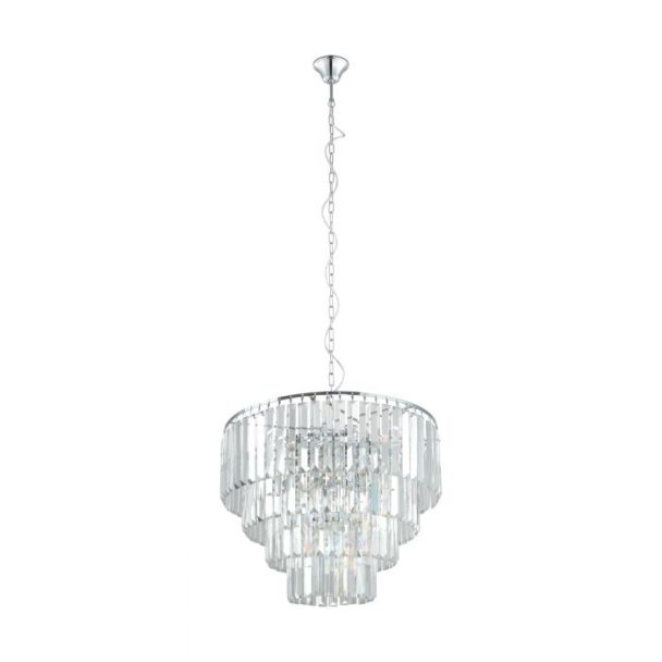 EGLO 39514 LAMPA AGRIGENTO OPRAWA WISZĄCA HL/7 E14 CHROM M.KRISTALLEN AGRIGENTO