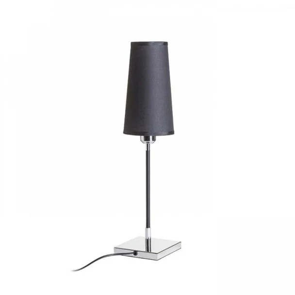RENDL R12465 LULU stołowa czarna chrom 230V E27 28W