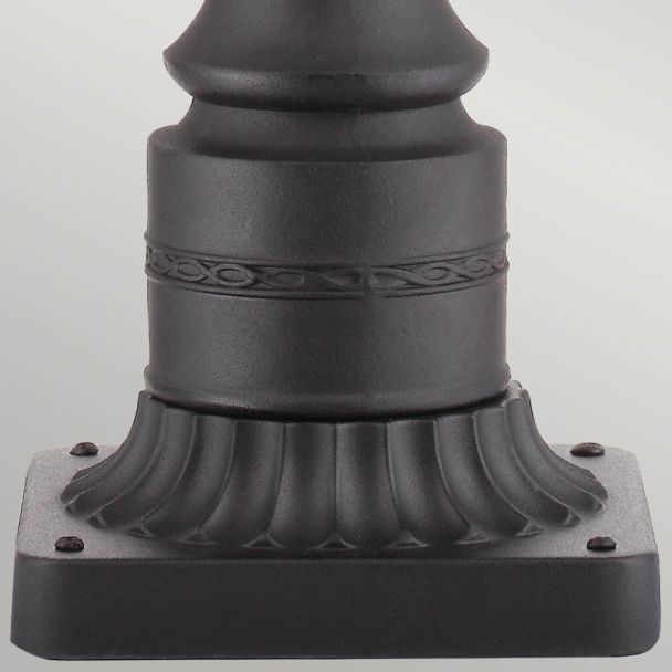 ELSTEAD ENGLISH BRIDLE FE/EB3/L BLK 3Lt Large Pedestal