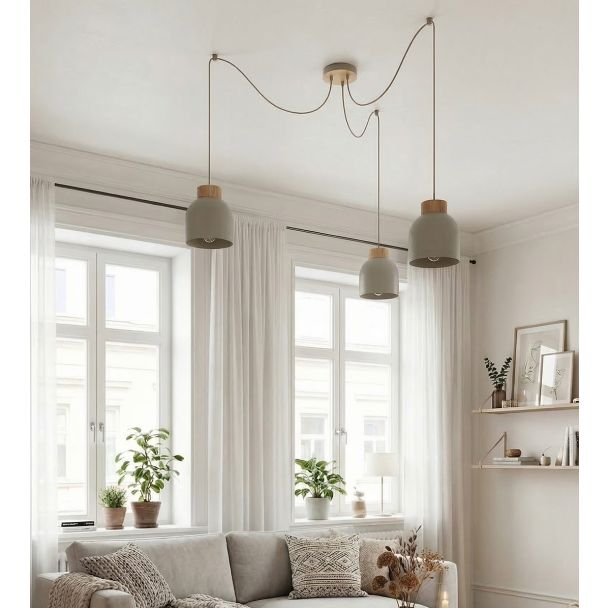 EMIBIG 1624/3 KRU 3 MOKKA LAMPA WISZĄCA
