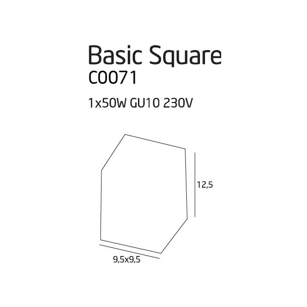 MAXLIGHT BASICSQUARE C0071