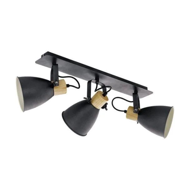 EGLO 99076 LAMPA COSWARTH SPOT BALKEN/3 E27 ANTHRAZIT/HOLZ COSWARTH