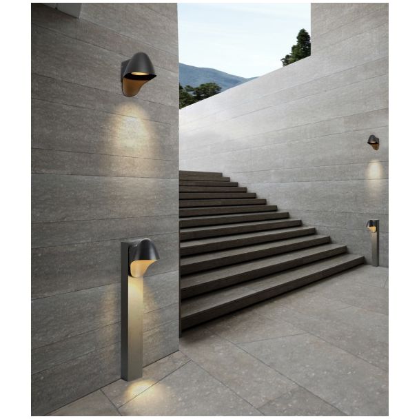 AZZARDO MAX—1382-DGR / AZ2185 Matera 600 (dark grey) Lampa zewnętrzna