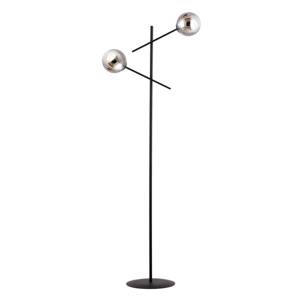 EMIBIG 1167/LP2 LAMPA PODŁOGOWA LINEAR LP2 BLACK/GRAFIT