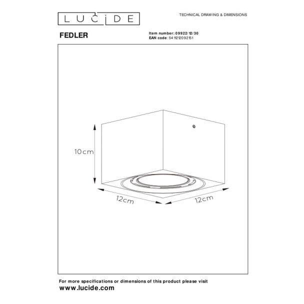 LUCIDE FEDLER 09922/12/30 SUFITOWA REFLEKTORY