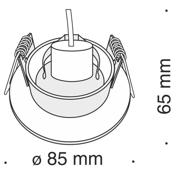 MAYTONI DL027-2-01B Downlight Slim Downlight Black