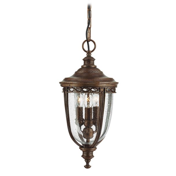 ELSTEAD ENGLISH BRIDLE FE/EB8/M BRB 3Lt Medium Chain Lantern